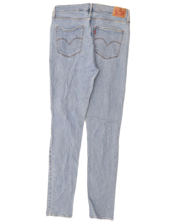 LEVI'S Womens 721 Distressed High Rise Skinny Jeans W31 L30 Blue Cotton