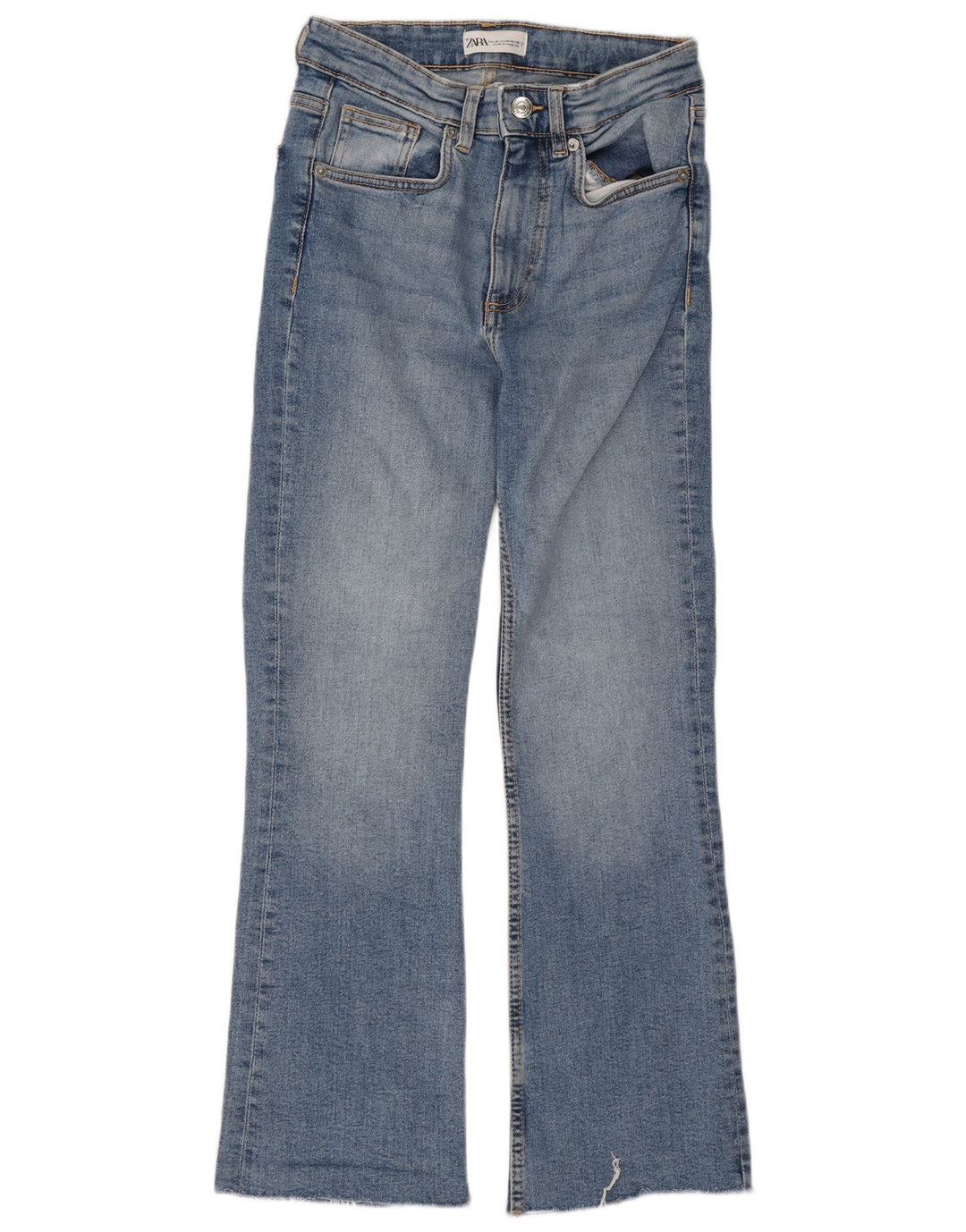 Zara Womens Bootcut Jeans EU 36 XS W26 L26 Blue