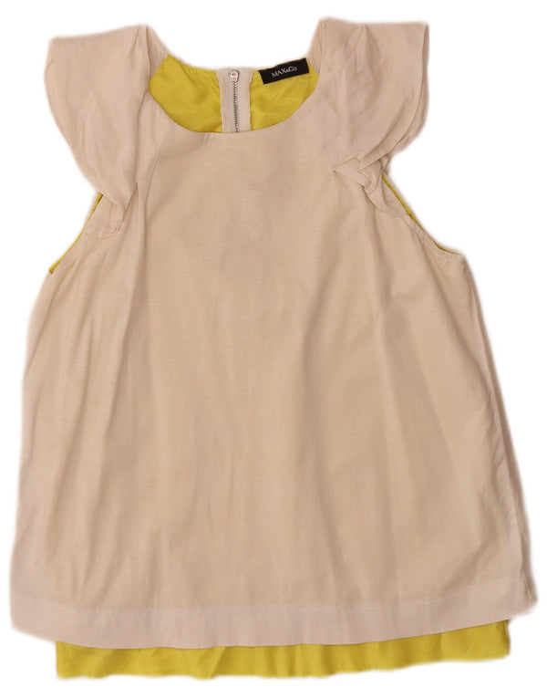 Max&Co. Womens Blouse Top UK 12 Medium Off White