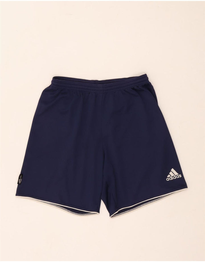 Adidas Mens Sport Shorts Small  Navy Blue Polyester