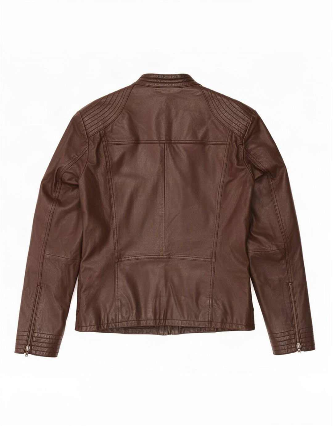 Conbipel Womens Leather Jacket IT 50 Large Brown