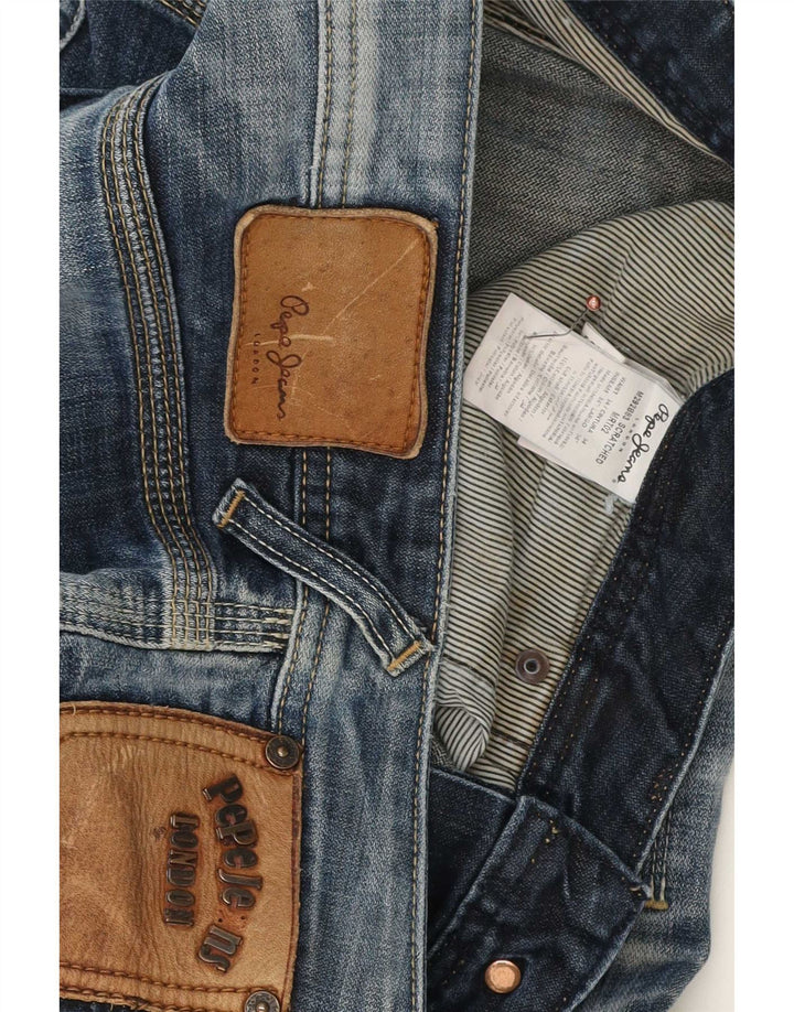 PEPE Jeans Mens Bootcut W34 L34 Blue Cotton