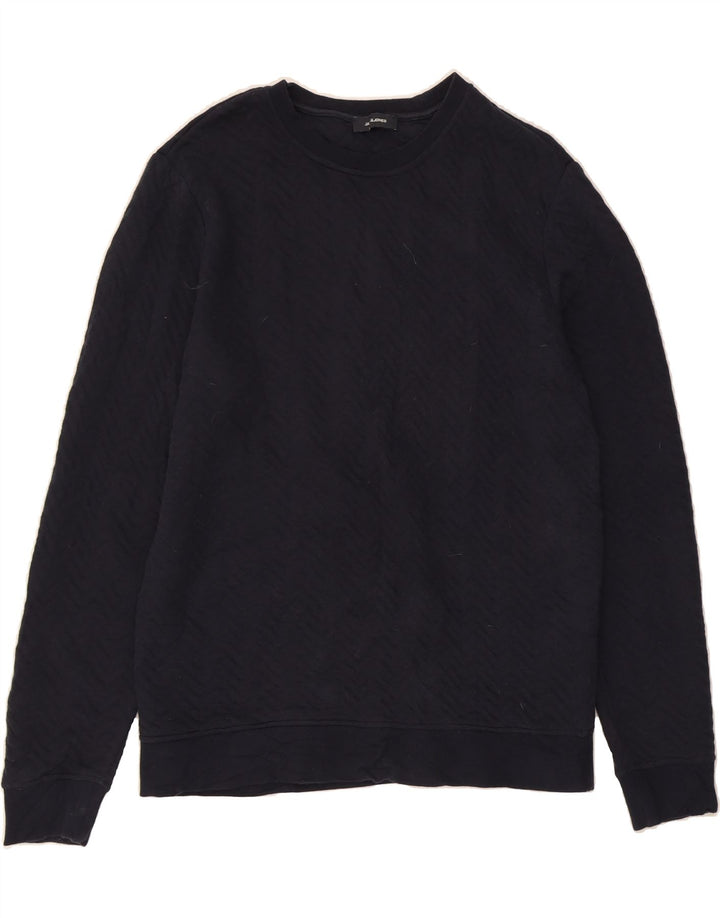 JACK & JONES Mens Sweatshirt Jumper Medium Navy Blue Vintage Jack & Jones and Second-Hand Jack & Jones from Messina Hembry 
