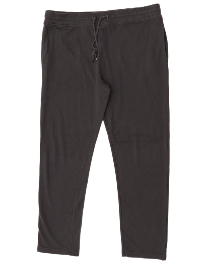 Marks & Spencer Mens Regular Fit Tracksuit Trousers XL  Grey Cotton
