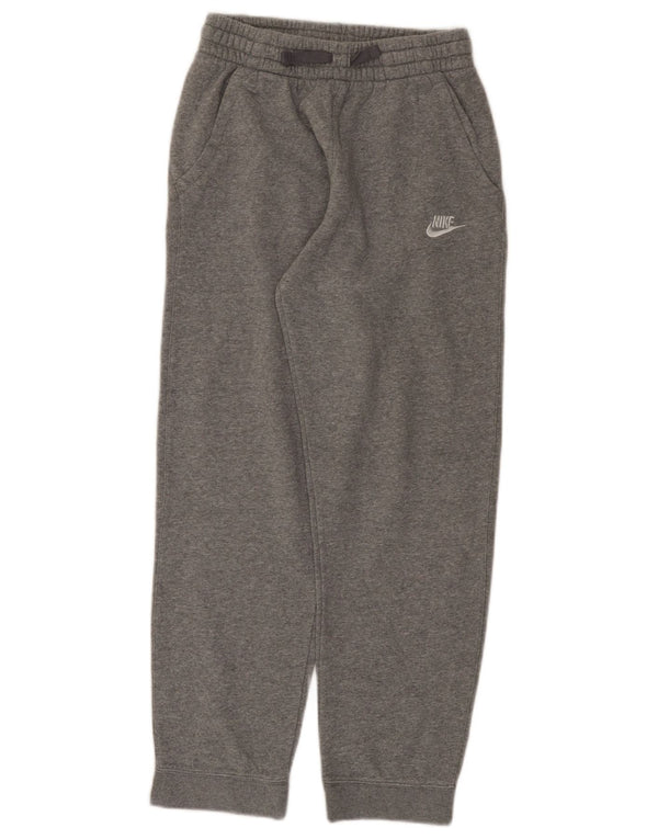 Nike Boys Tracksuit Trousers Joggers 13-14 Years XL Grey Flecked Cotton
