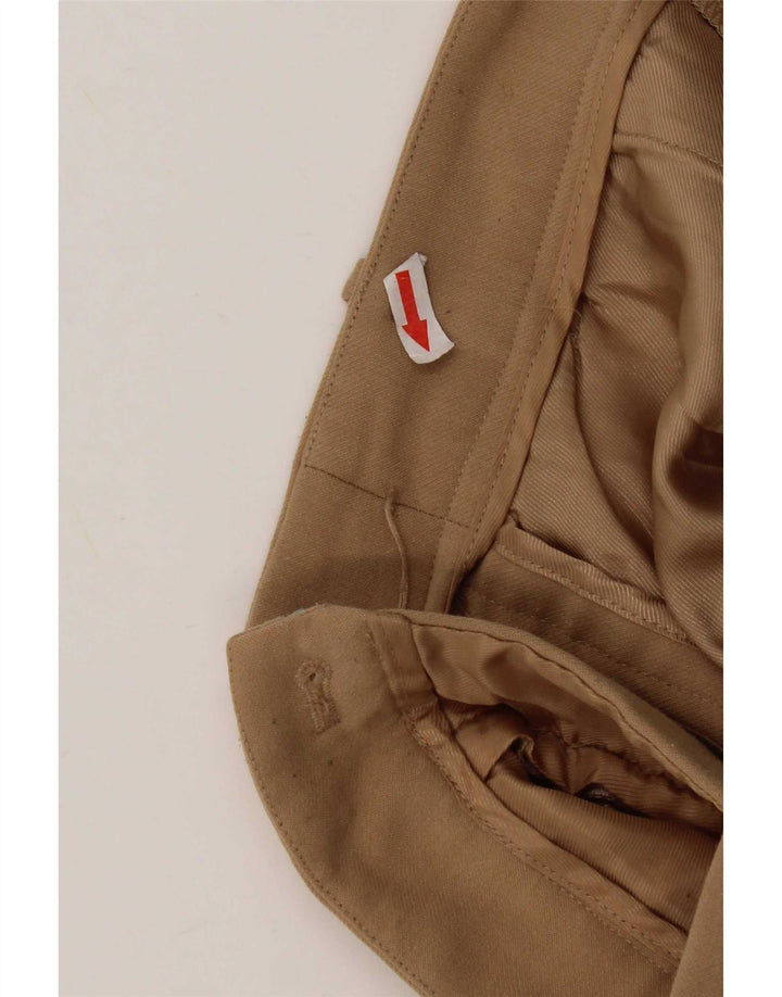 Zara Womens Pegged Suit Trousers Medium W28 L31 Beige Polyester
