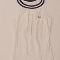 Sergio Tacchini Womens Vest Top UK 4 XS White Nylon