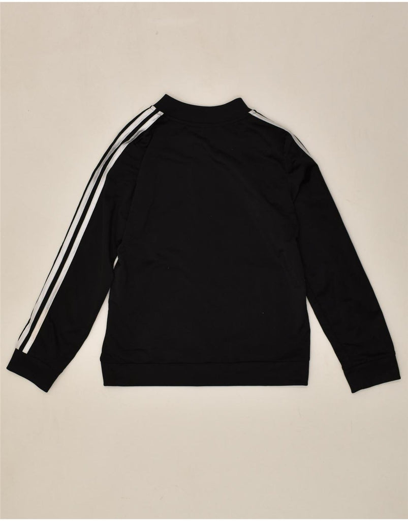 ADIDAS Girls Tracksuit Top Jacket 15-16 Years XL Black Polyester | Vintage Adidas | Thrift | Second-Hand Adidas | Used Clothing | Messina Hembry 