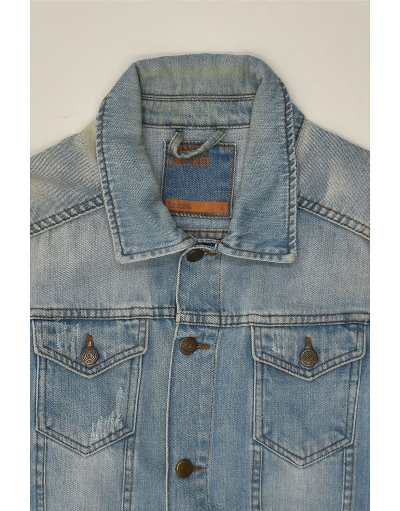 JULES Mens Denim Jacket UK 40 Large Blue | Vintage Jules | Thrift | Second-Hand Jules | Used Clothing | Messina Hembry 