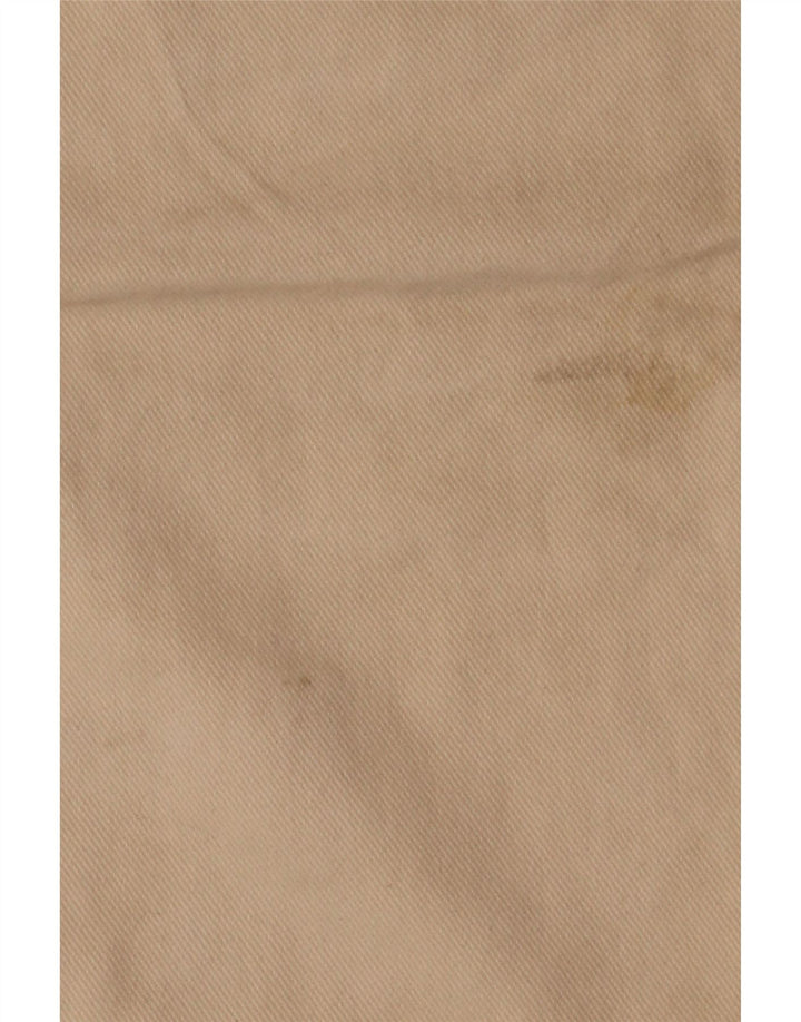 Les Copains Womens Tapered Jeans W33 L32 Beige Cotton