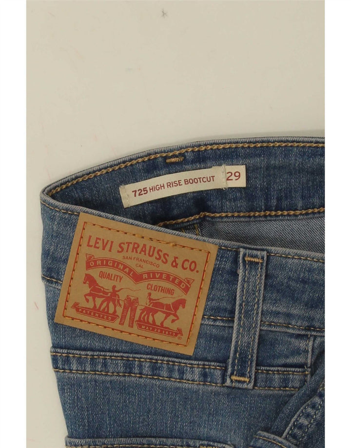 Levi's Womens 725 High Rise Bootcut Jeans W29 L29 Blue