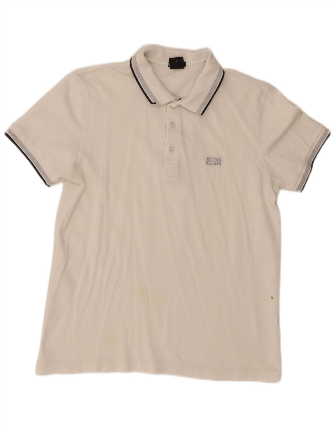 Hugo Boss Mens Polo Shirt Medium White