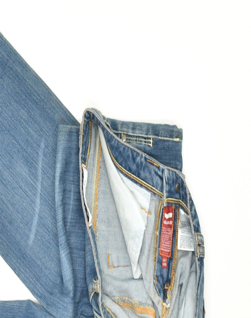 GAS Girls Straight Jeans 13-14 Years W32 L33 Blue Cotton | Vintage | Thrift | Second-Hand | Used Clothing | Messina Hembry 