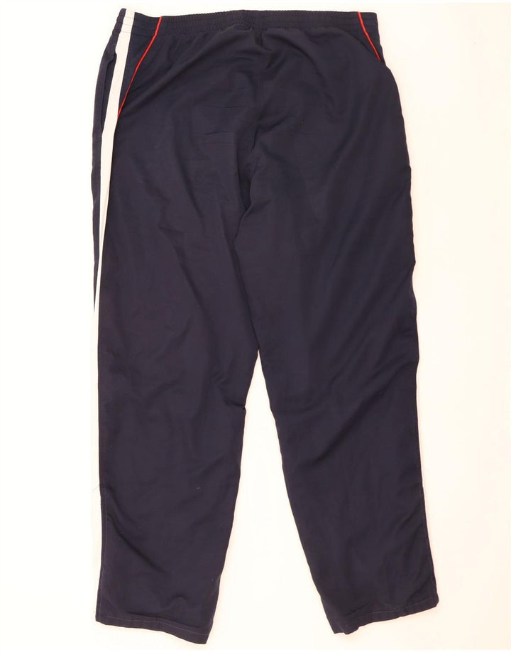 Fila Mens Tracksuit Trousers 2XL  Navy Blue Colourblock