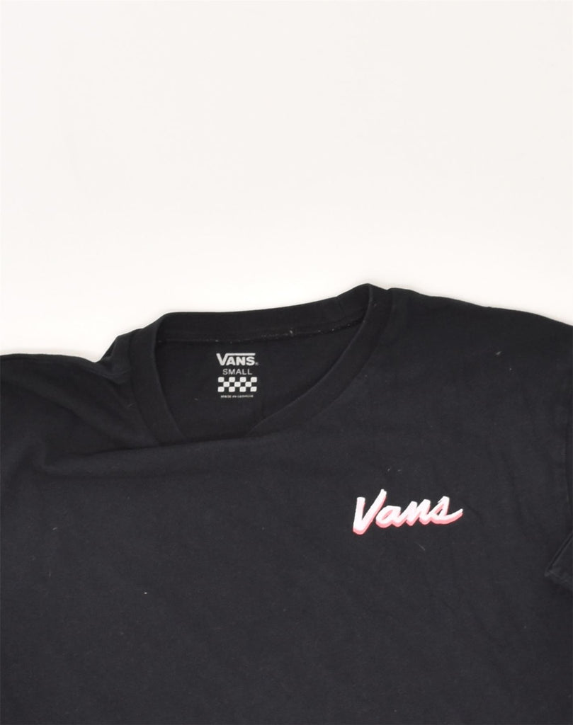 VANS Mens Graphic T-Shirt Top Small Black Cotton | Vintage Vans | Thrift | Second-Hand Vans | Used Clothing | Messina Hembry 