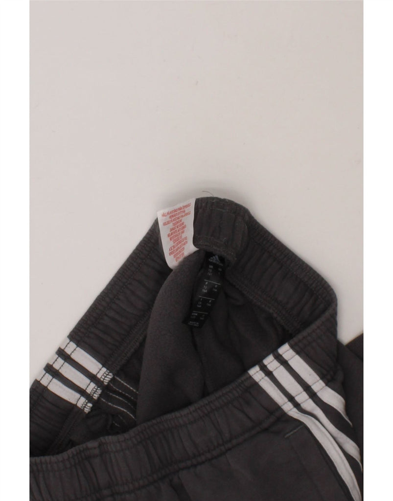 ADIDAS Boys Tracksuit Trousers Joggers 13-14 Years  Grey Cotton Vintage Adidas and Second-Hand Adidas from Messina Hembry 
