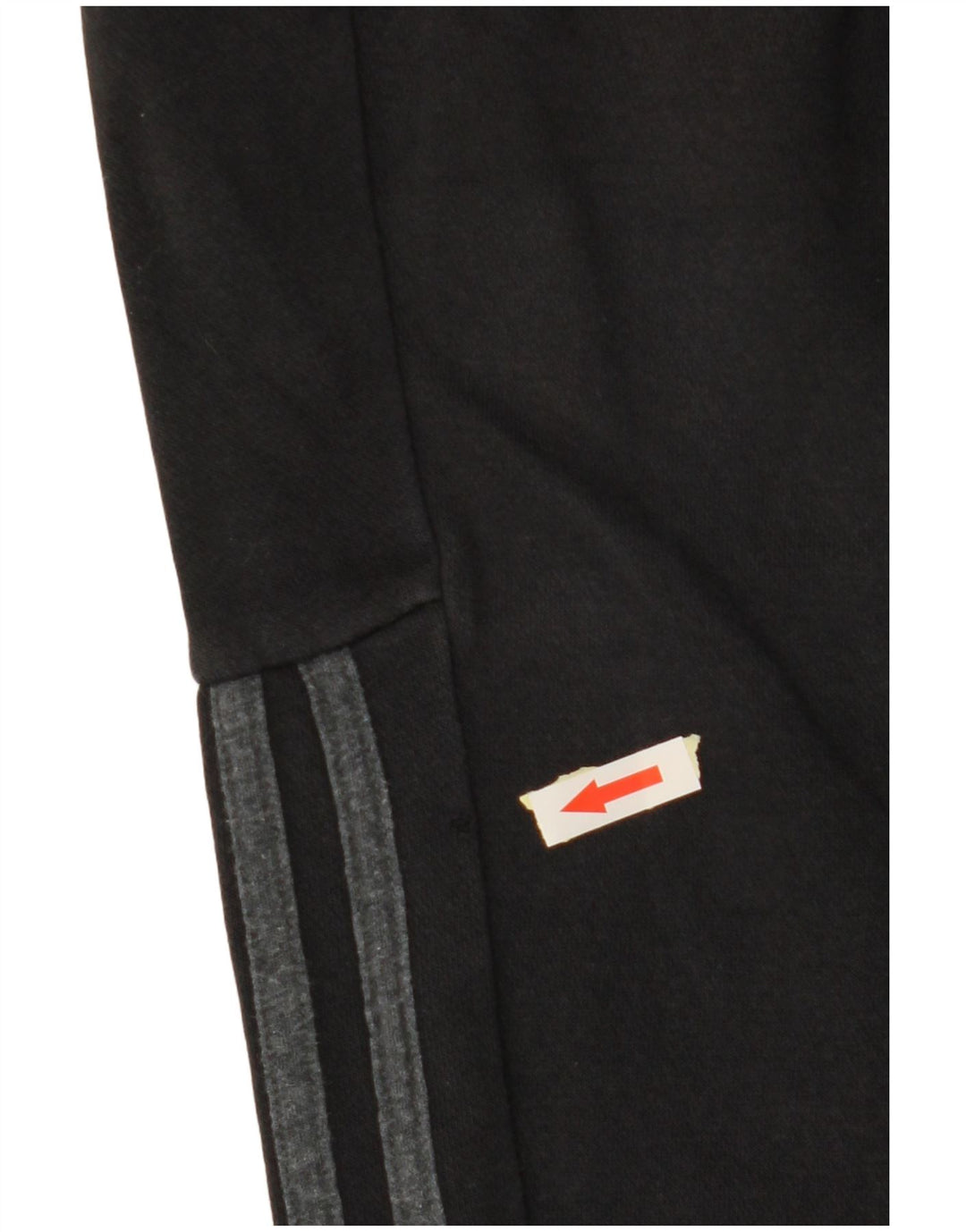 ADIDAS Boys Tracksuit Trousers Joggers 9-10 Years  Black Cotton