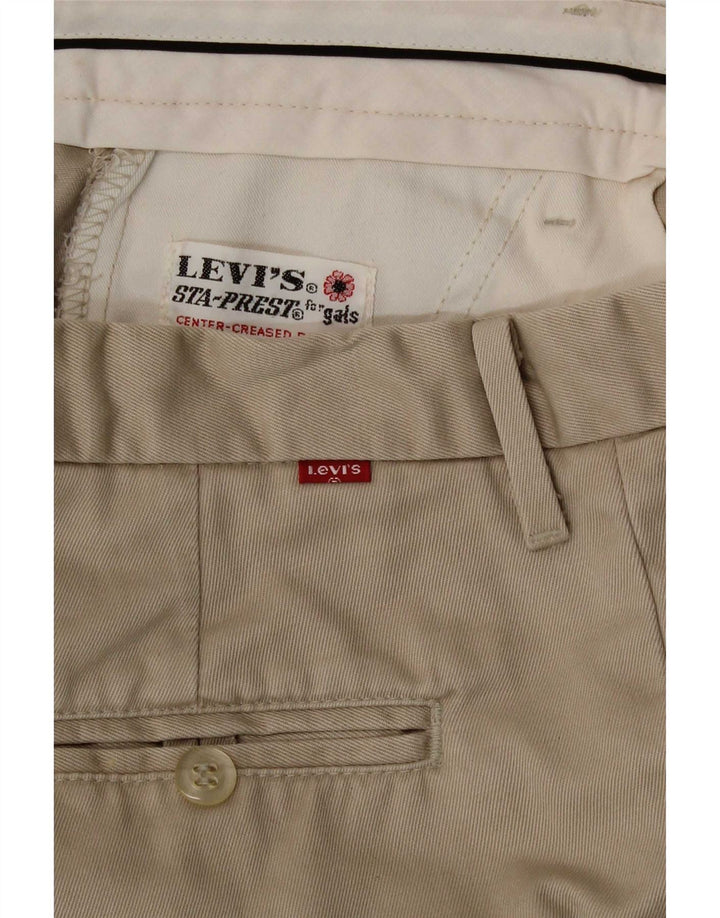 Levi's Mens Straight Chino Trousers W30 L28 Beige