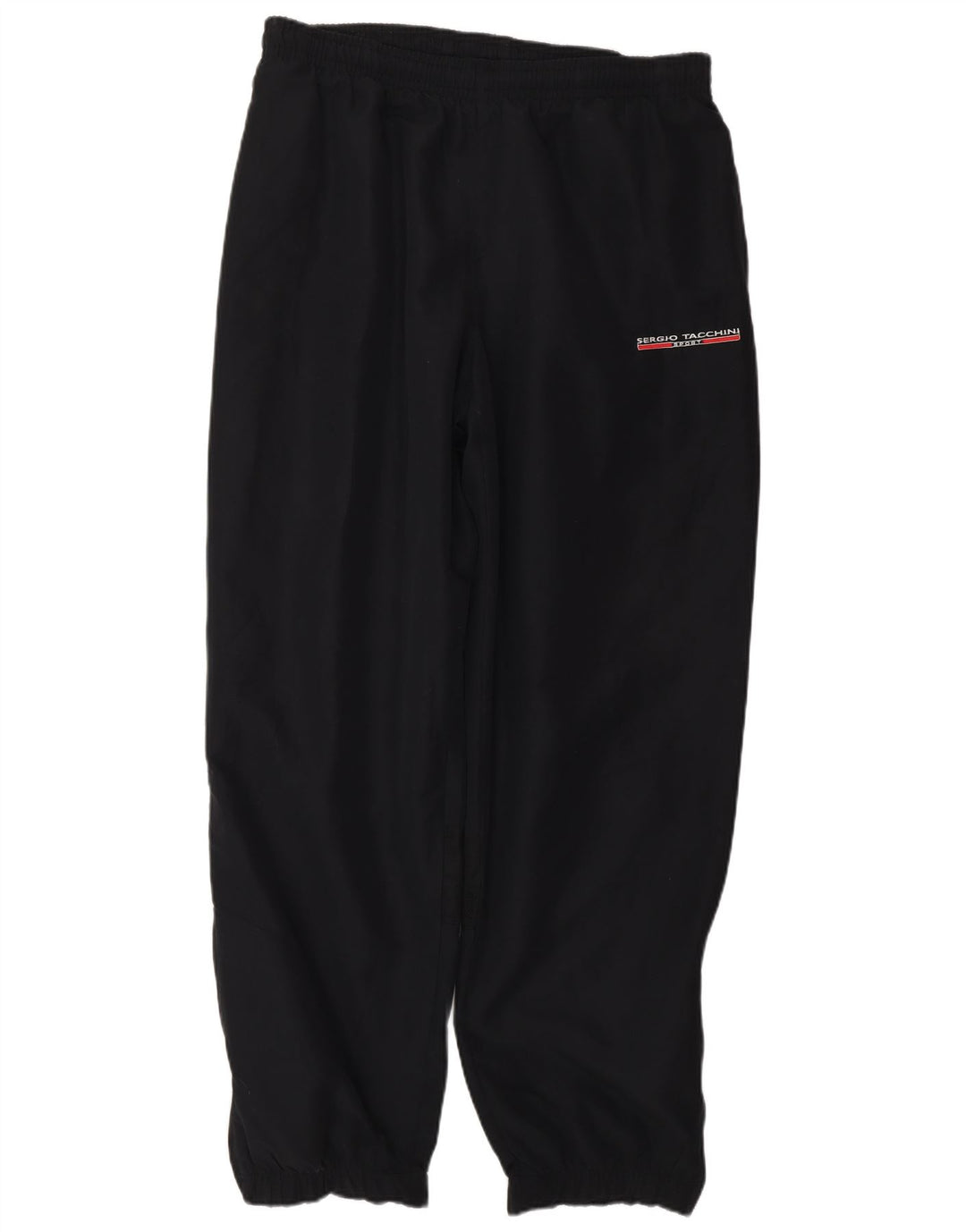 SERGIO TACCHINI Mens Tracksuit Trousers Large W34 L31 Black Polyester
