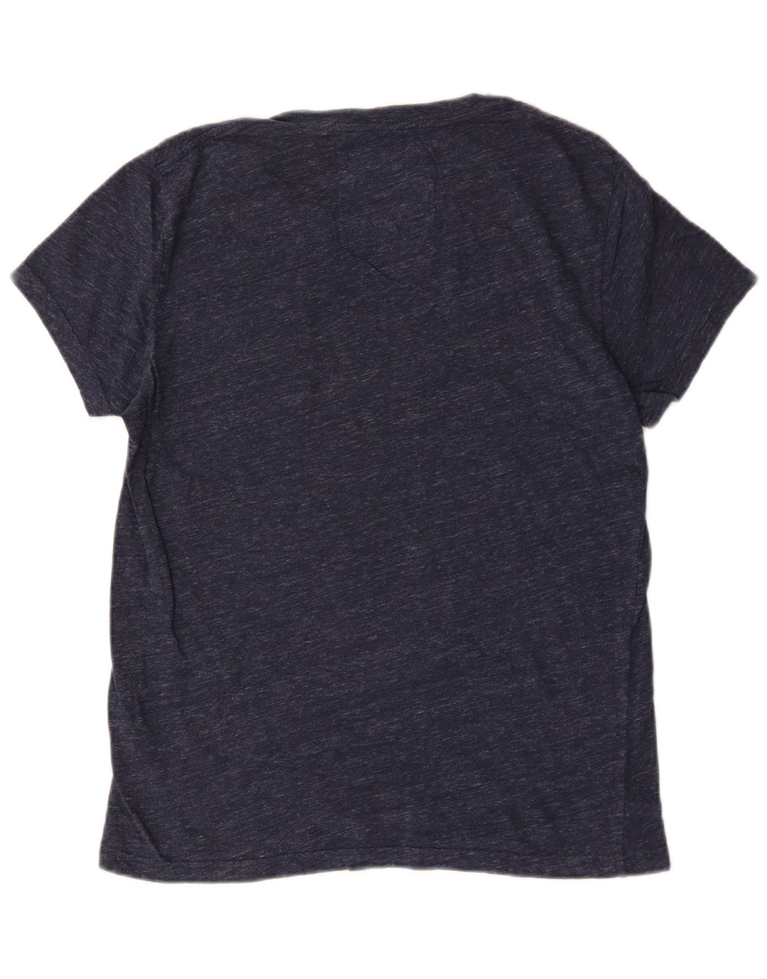 Jack Wills Mens T-Shirt Top Medium Navy Blue Flecked Cotton
