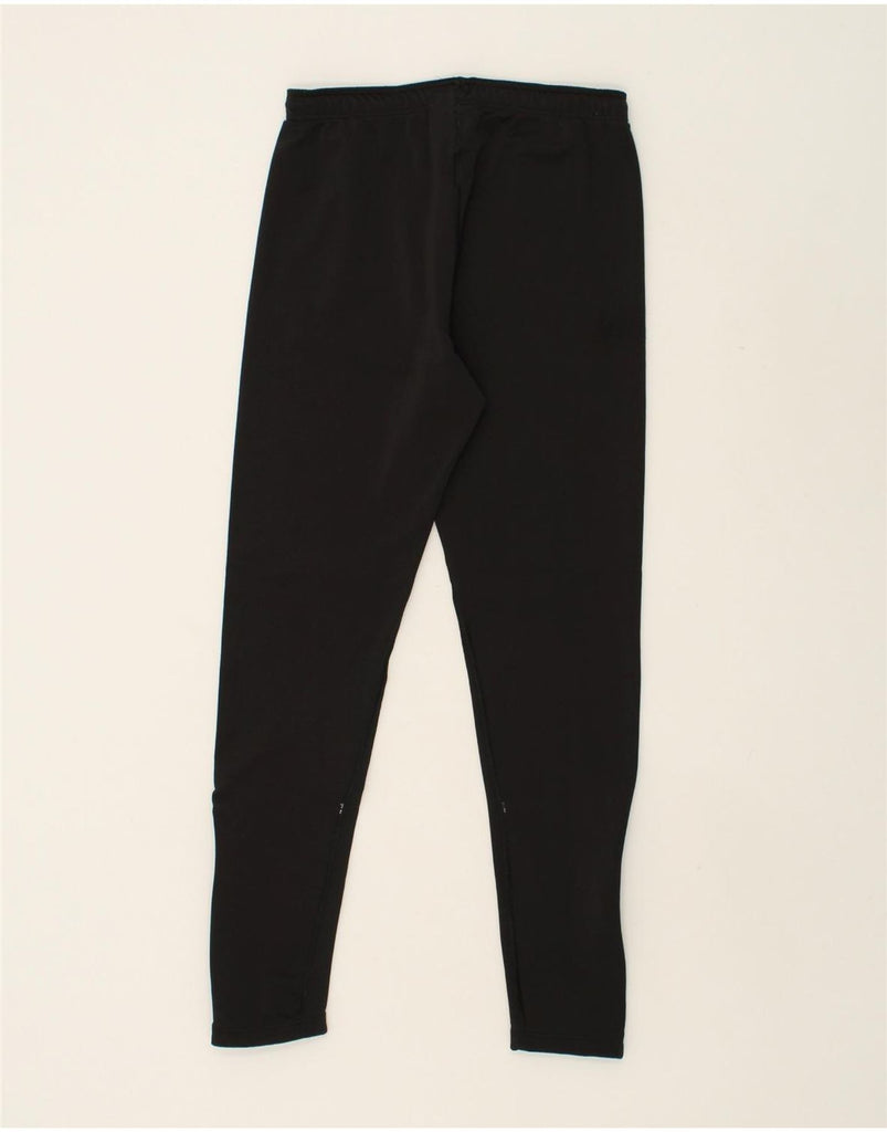 PUMA Womens Tracksuit Trousers UK 14 Large Black Polyester | Vintage Puma | Thrift | Second-Hand Puma | Used Clothing | Messina Hembry 