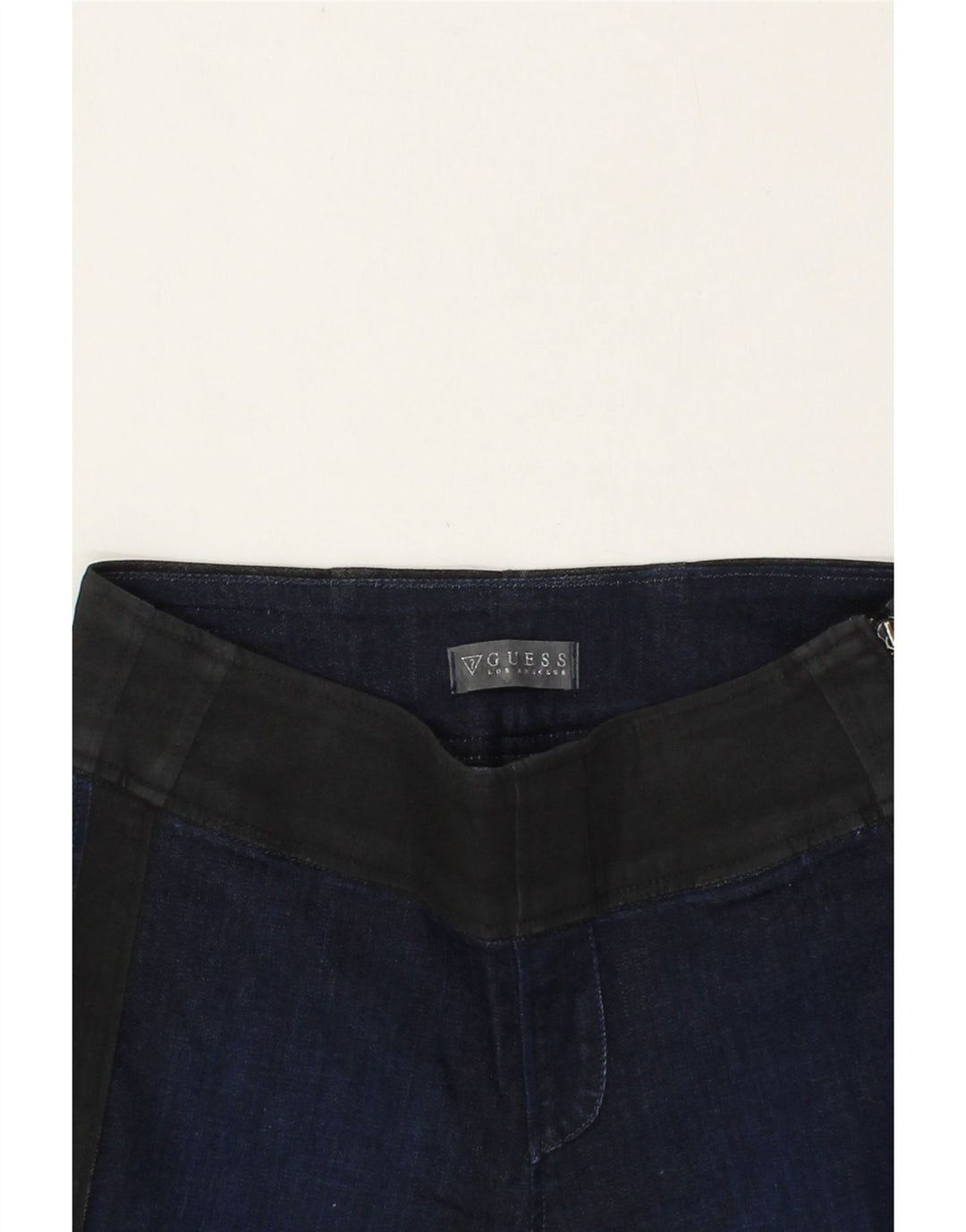 GUESS Womens Skinny Trousers W28 L29 Navy Blue Vintage Guess and Second-Hand Guess from Messina Hembry 