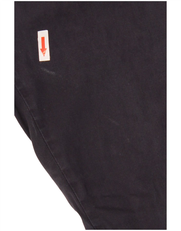 Marks & Spencer Womens Straight Chino Trousers W38 L28 Navy Blue