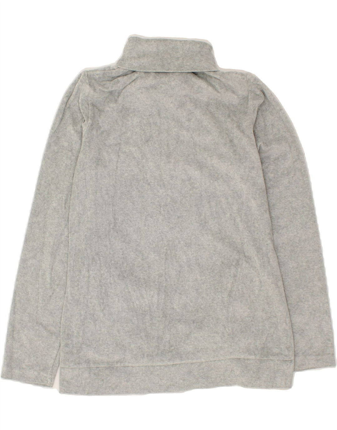 FILA Womens Zip Neck Sweatshirt Jumper UK 10 Small Grey Cotton Vintage Fila and Second-Hand Fila from Messina Hembry 