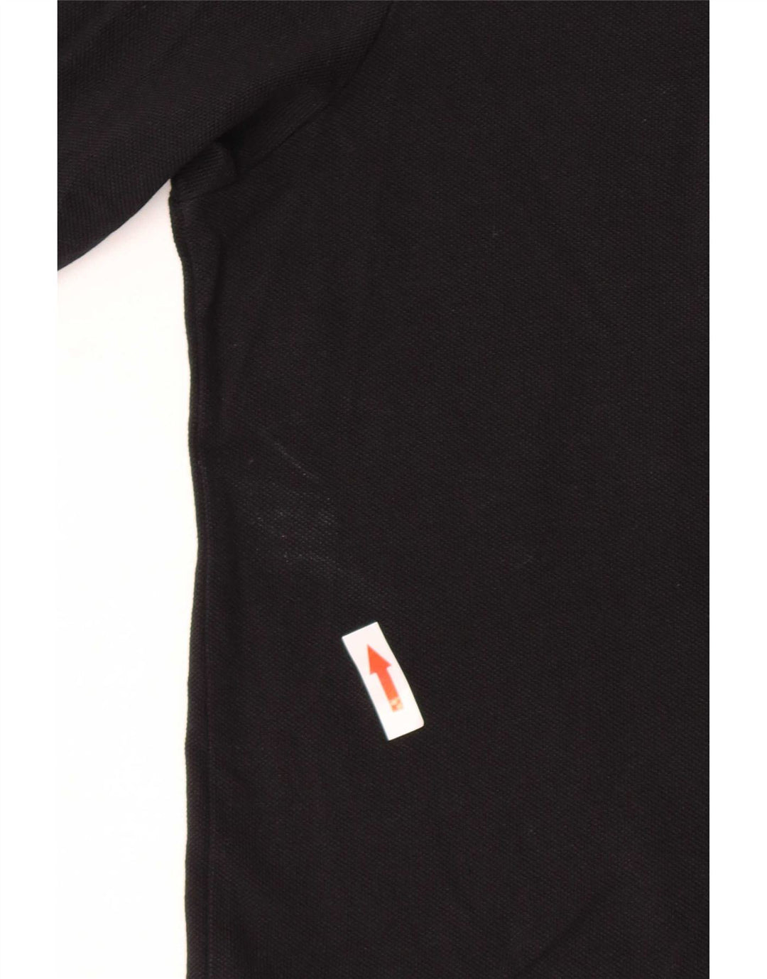 Kappa Mens Graphic Polo Shirt Small Black Cotton
