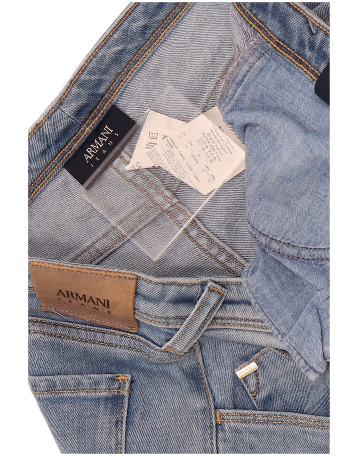 Armani Womens Skinny Jeans W33 L31 Blue Cotton