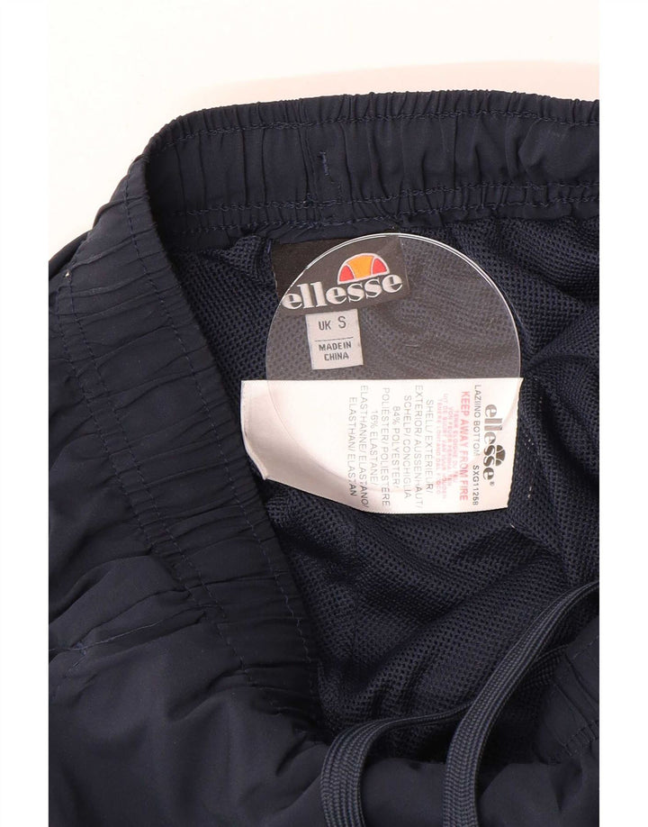 Ellesse Mens Tracksuit Trousers Joggers Small Navy Blue Polyester