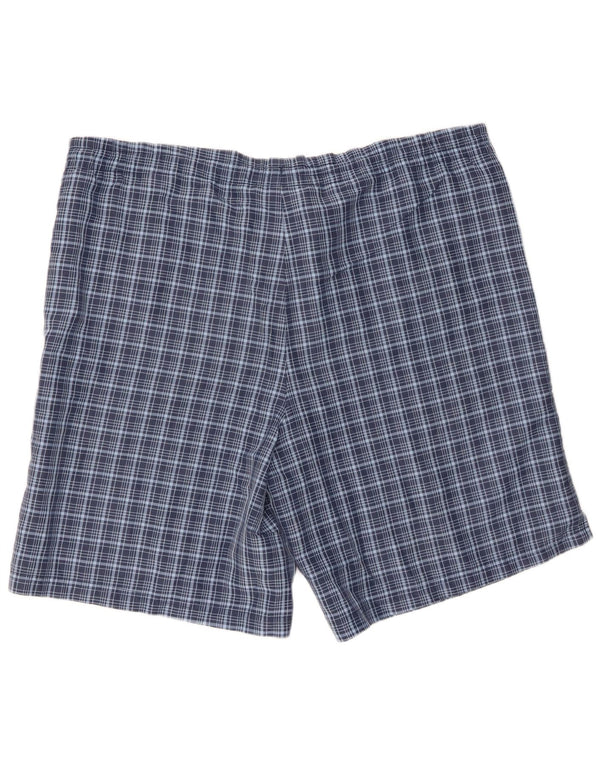 Umbro Mens Swimming Shorts XL Navy Blue Check Polyester
