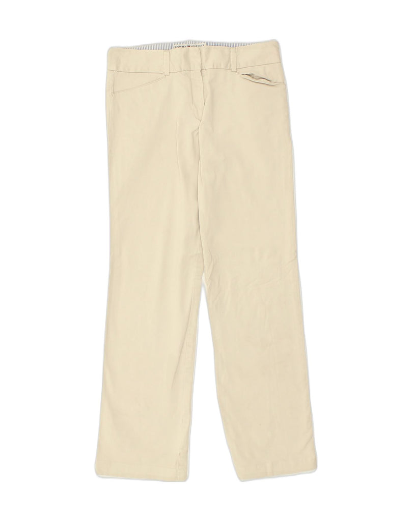 TOMMY HILFIGER Womens Straight Casual Trousers US 6 Medium W30 L29 Beige | Vintage Tommy Hilfiger | Thrift | Second-Hand Tommy Hilfiger | Used Clothing | Messina Hembry 