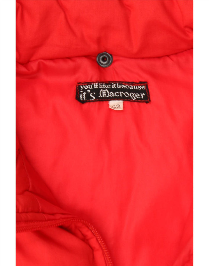 Vintage Mens Ski Jacket IT 52 XL Red