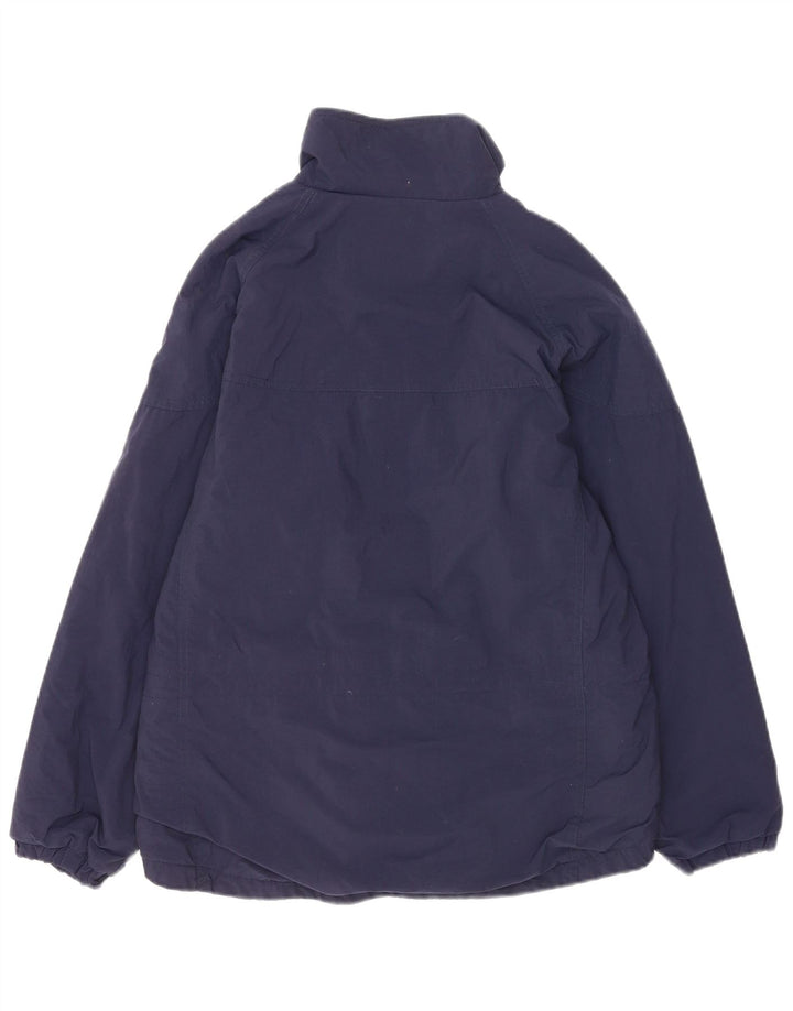 Columbia Womens Oversized Windbreaker Jacket UK 14 Medium Navy Blue