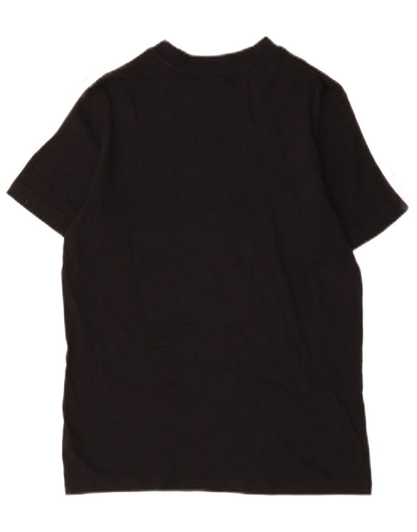 Adidas Boys T-Shirt Top 11-12 Years Black Cotton