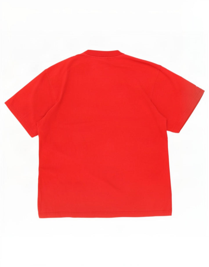 Fila Mens Graphic T-Shirt Top XL Red Cotton