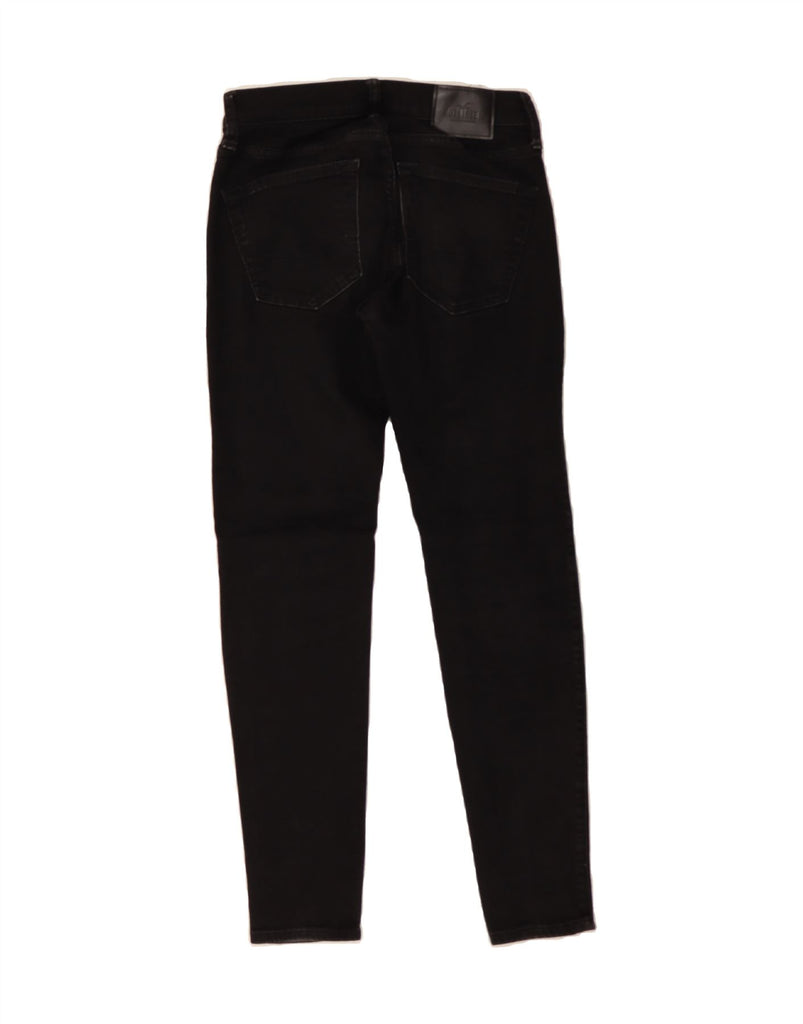 HOLLISTER Womens Skinny Jeans W28 L30 Black Cotton Vintage Hollister and Second-Hand Hollister from Messina Hembry 