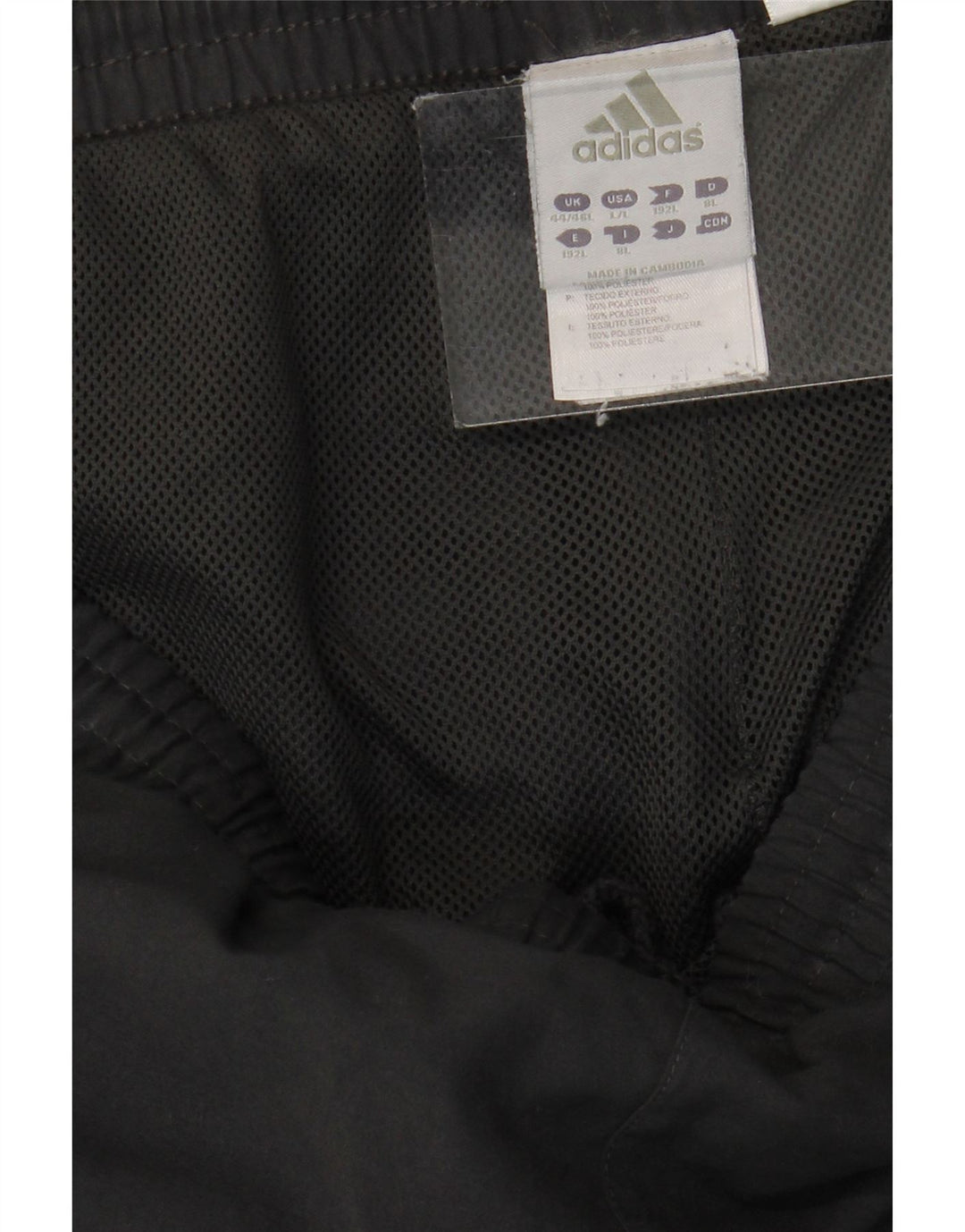 ADIDAS Mens Tracksuit Trousers UK 44/46 Large  Grey Polyester