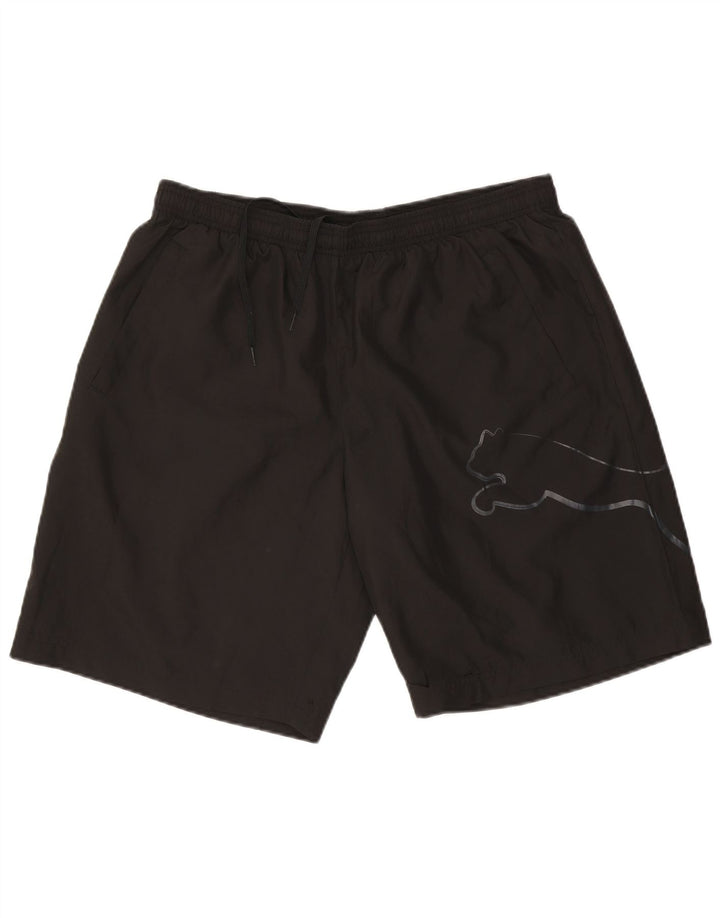 Puma Mens Graphic Sport Shorts XL  Black