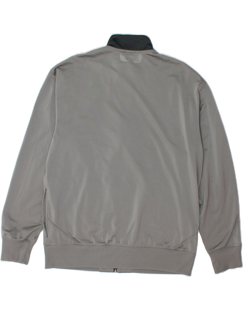 REEBOK Mens Tracksuit Top Jacket Medium Grey Colourblock Polyamide Vintage Reebok and Second-Hand Reebok from Messina Hembry 