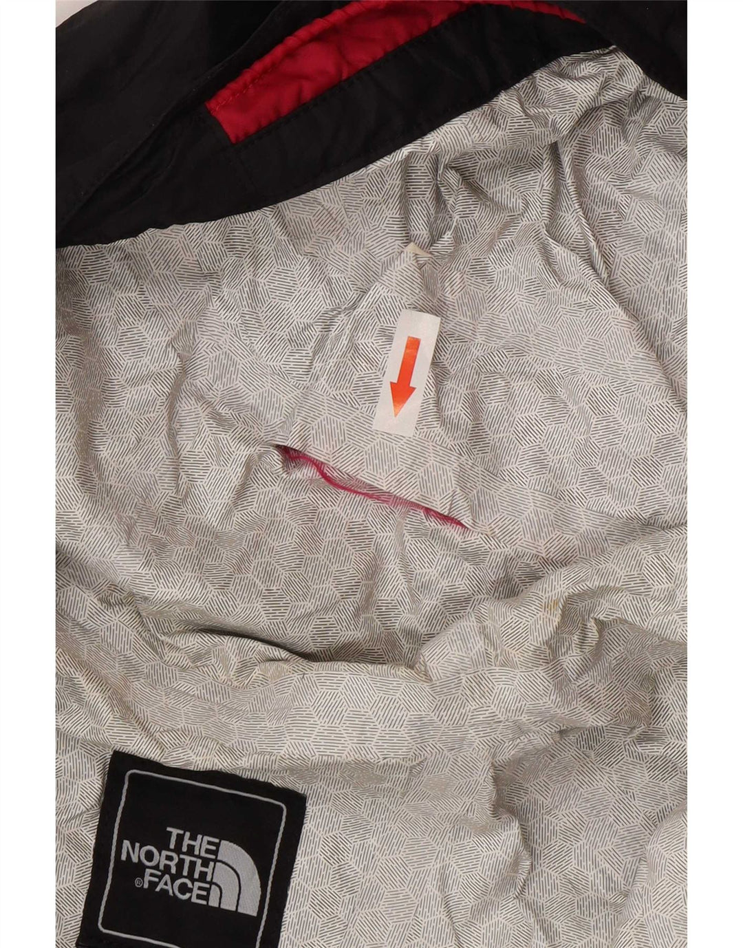 The North Face Womens Hooded Rain Jacket UK 16 Large Black Nylon