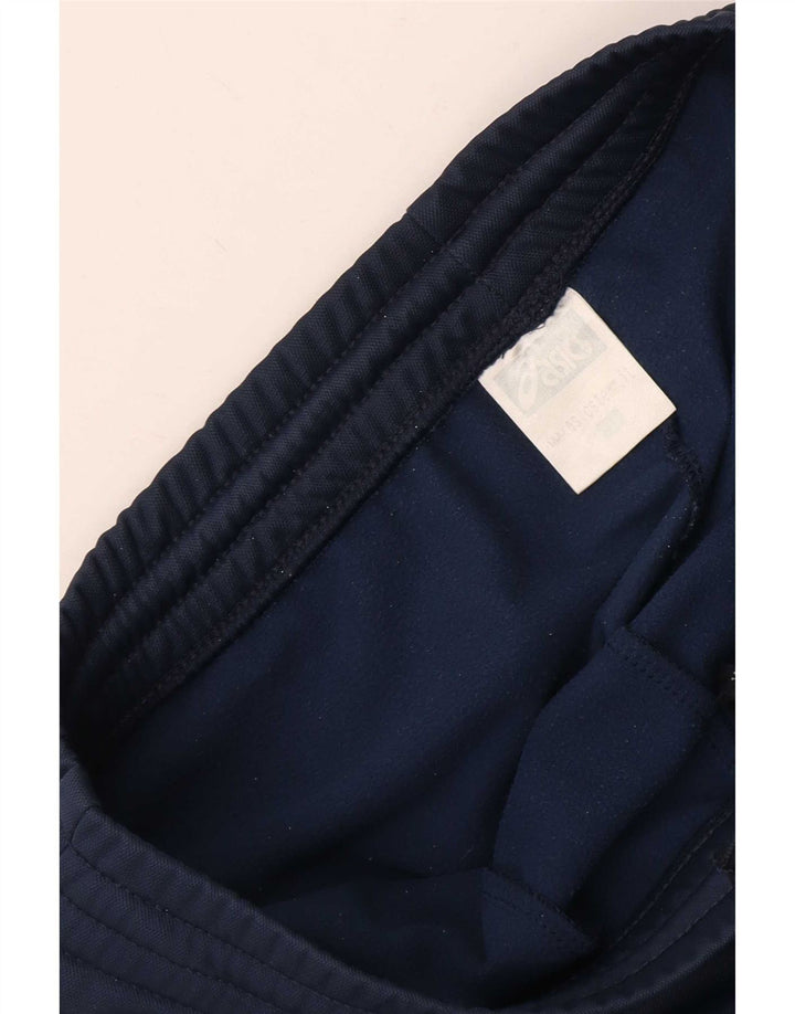 Asics Womens Tracksuit Trousers Large Navy Blue Polyester Sports