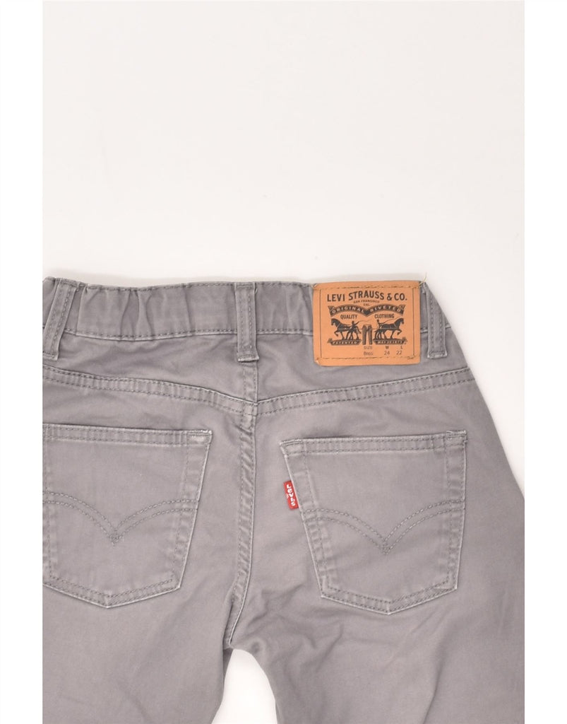 LEVI'S Boys 511 Slim Casual Trousers 7-8 Years W24 L22 Grey Cotton | Vintage Levi's | Thrift | Second-Hand Levi's | Used Clothing | Messina Hembry 