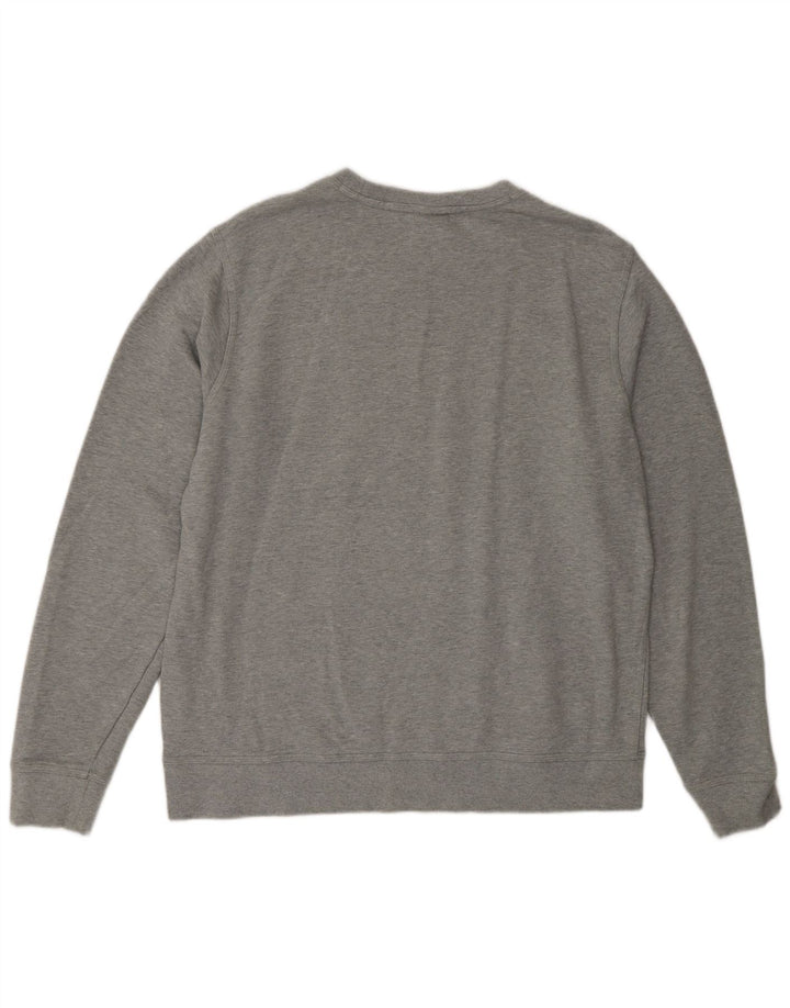 Nike Mens Sweatshirt Jumper XL Grey Flecked Cotton