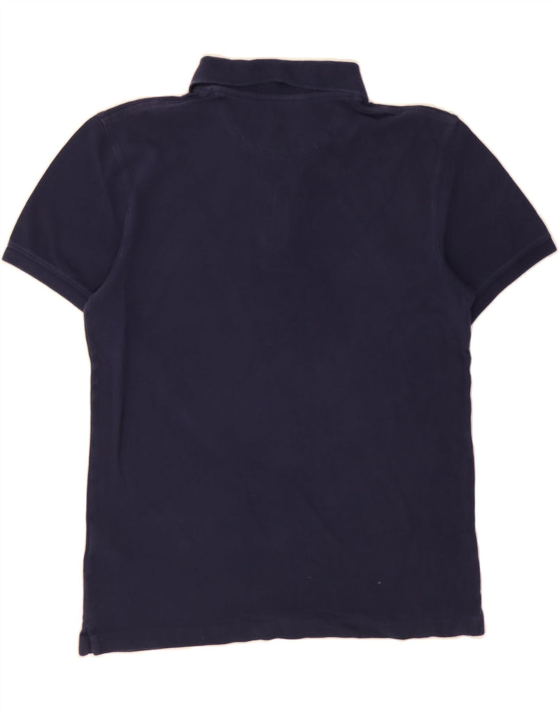 TIMBERLAND Mens Slim Fit Polo Shirt Medium Navy Blue Cotton Vintage Timberland and Second-Hand Timberland from Messina Hembry 