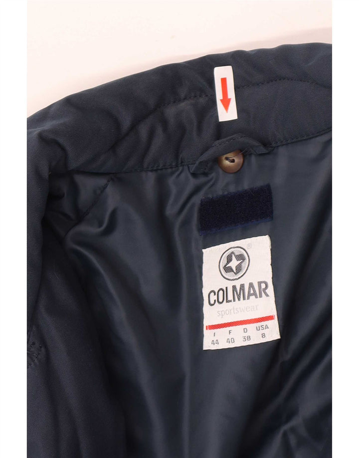 Colmar Womens Windbreaker Jacket IT 44 Medium Navy Blue