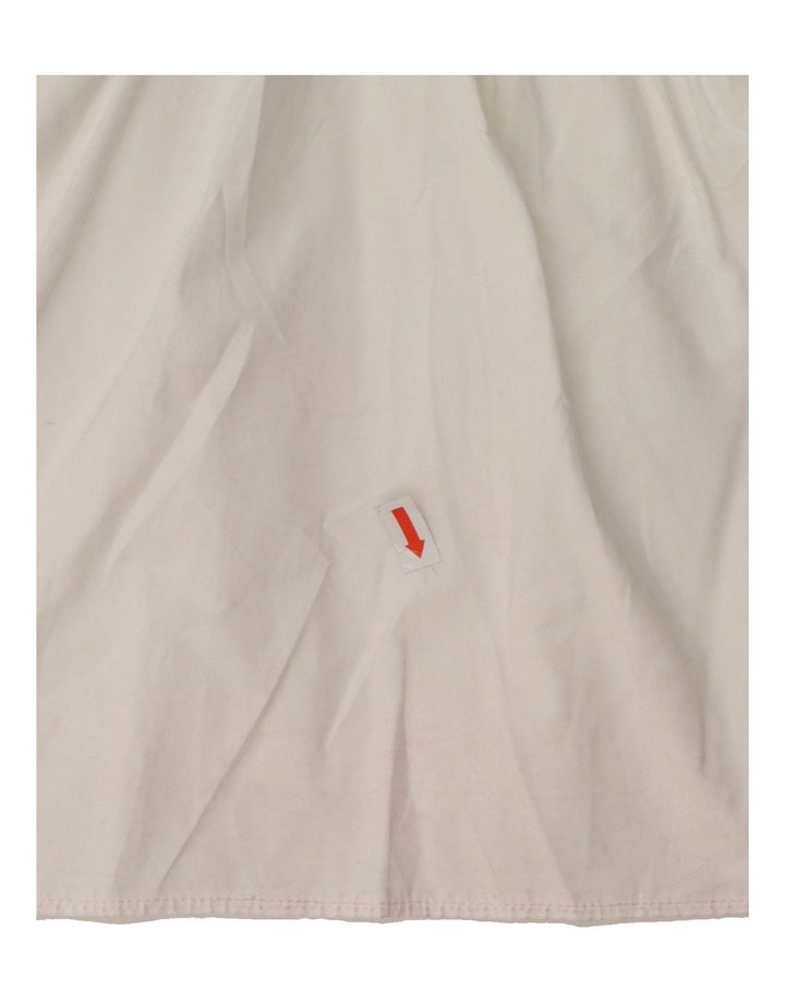 ZARA Womens Blouse Top UK 10 Small White Vintage Zara and Second-Hand Zara from Messina Hembry 