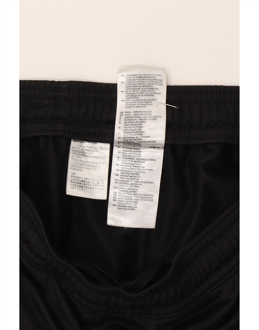 Adidas Mens Tracksuit Trousers Joggers XS  Black Polyester