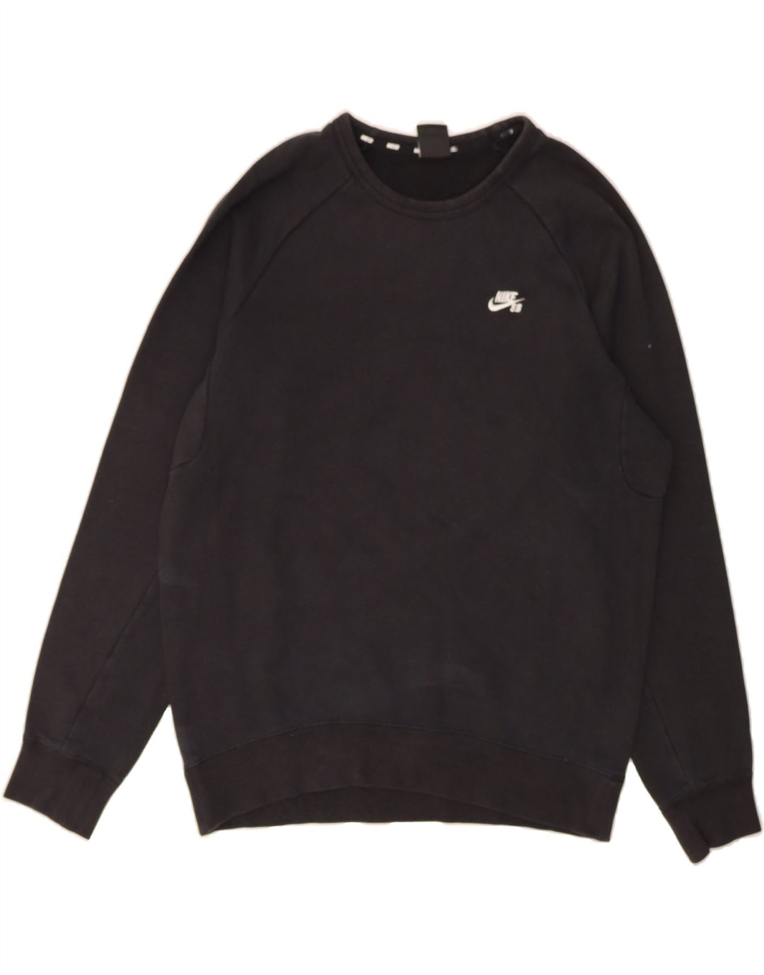 NIKE Mens Sweatshirt Jumper Medium Black Cotton Vintage Nike and Second-Hand Nike from Messina Hembry 